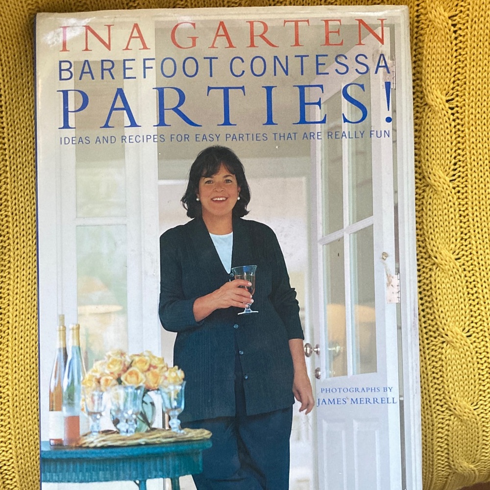 Parties! by Ina Garten - Blue Cover party and recipe book